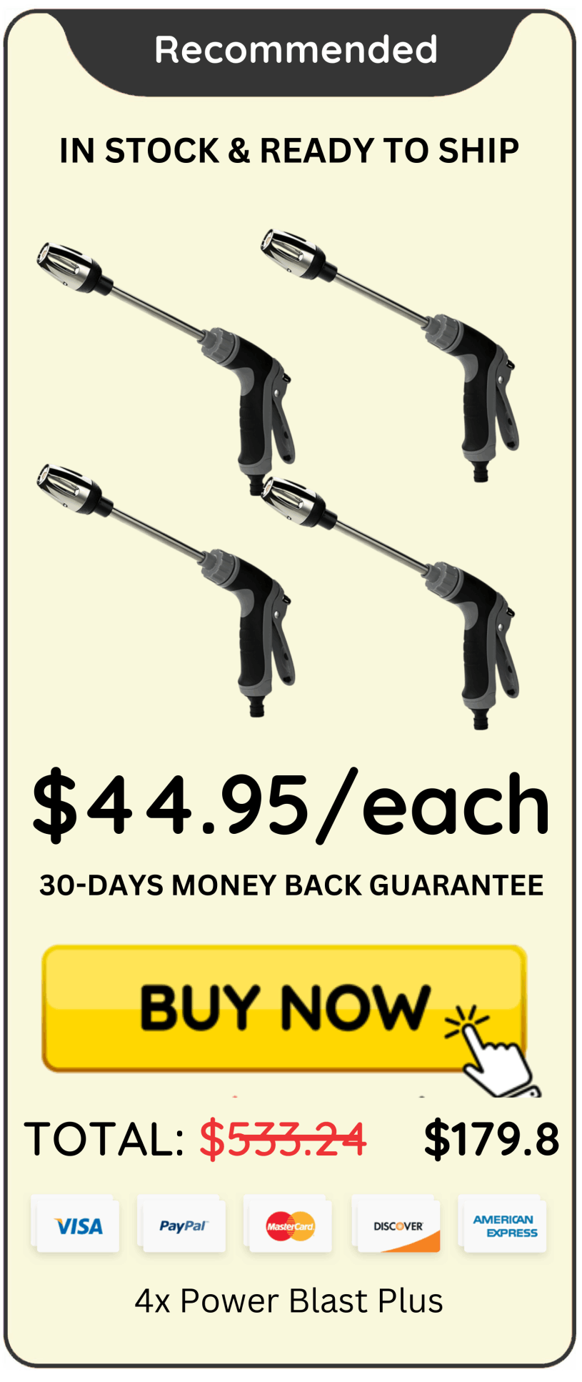 Power Blast Plus Package